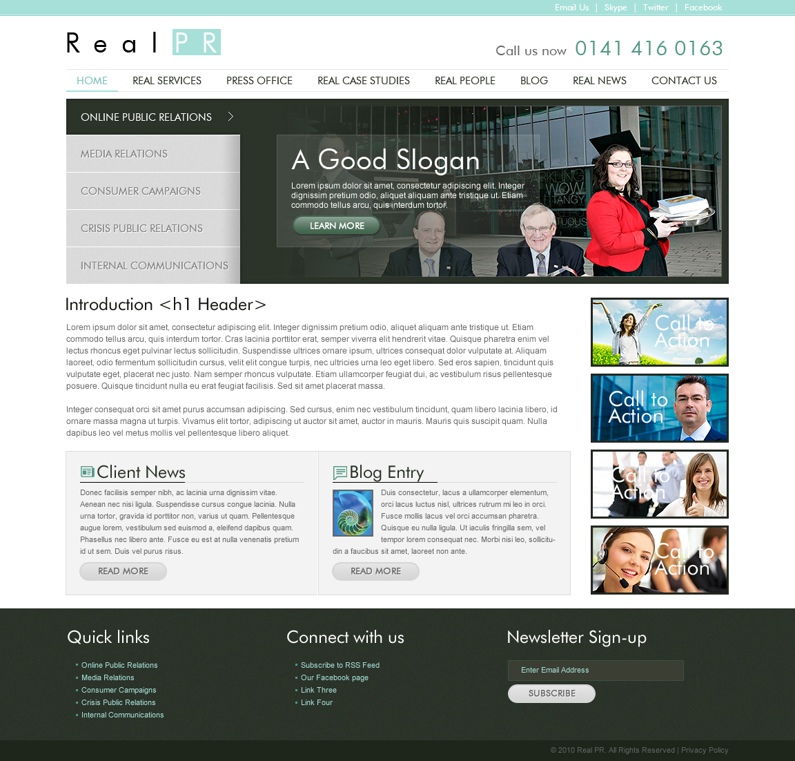 Web Design by jsondesigns for SBP Creative | Design #40982