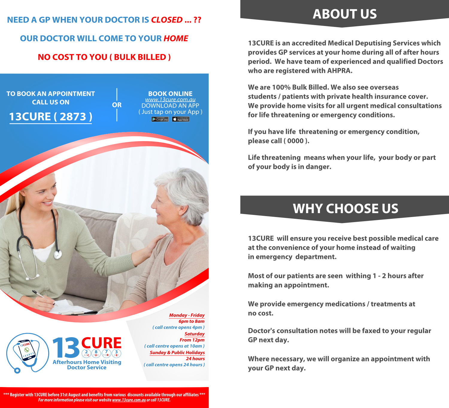Flyer Design by kensy for Mohsin Medical Pty Ltd | Design #14907915