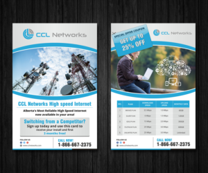 Flyer Design by ecorokerz for CCL Networks | Design: #14954682