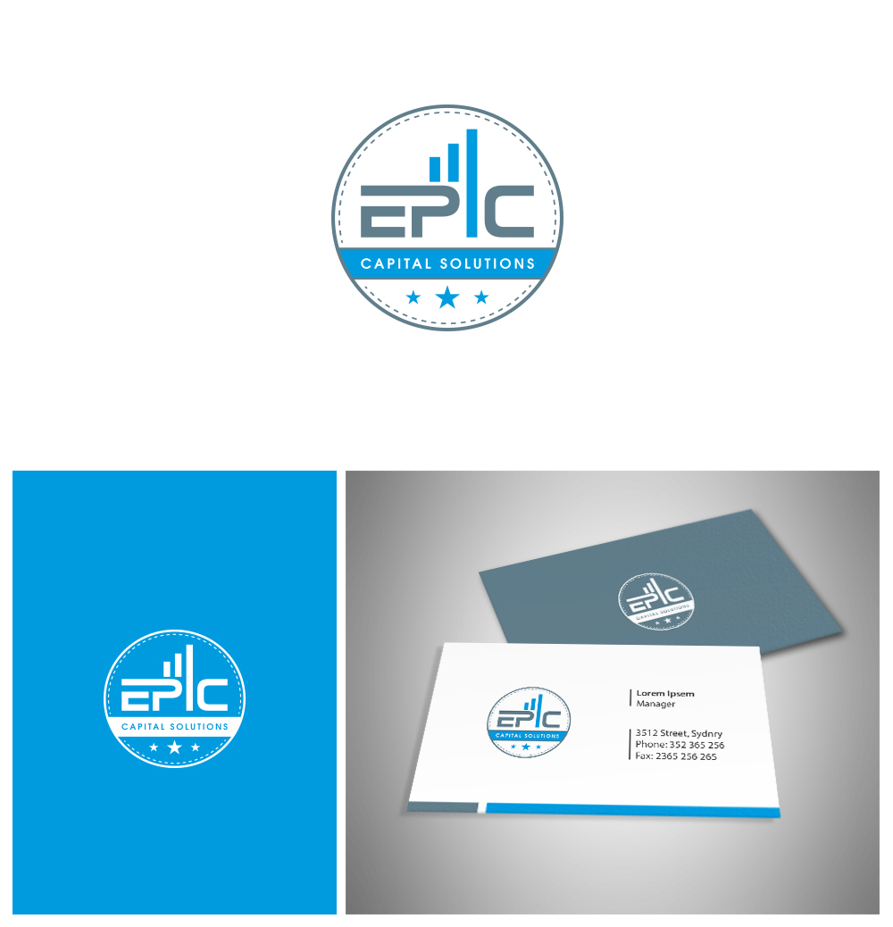 Logo Design by Deziners Zone for Epic Capital Solutions | Design #14988453