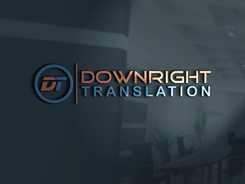 Logo Design by Origin to Original for DownRight Translation | Design #14934008