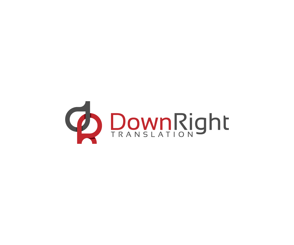 Diseño de Logo por taufik_alrahman para DownRight Translation | Diseño #14973276