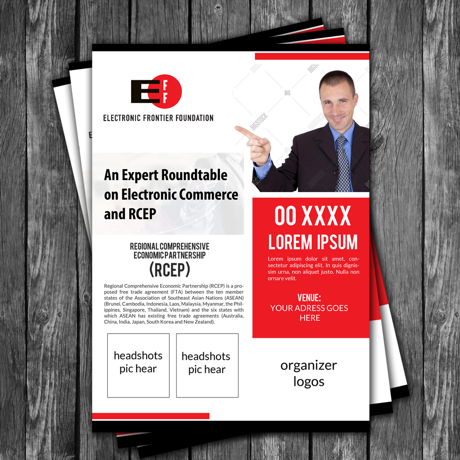 Flyer Design by creative.bugs for Electronic Frontier Foundation | Design #14910366