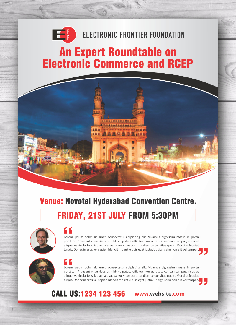 Diseño de Flyer por ecorokerz para Electronic Frontier Foundation | Diseño #15030920