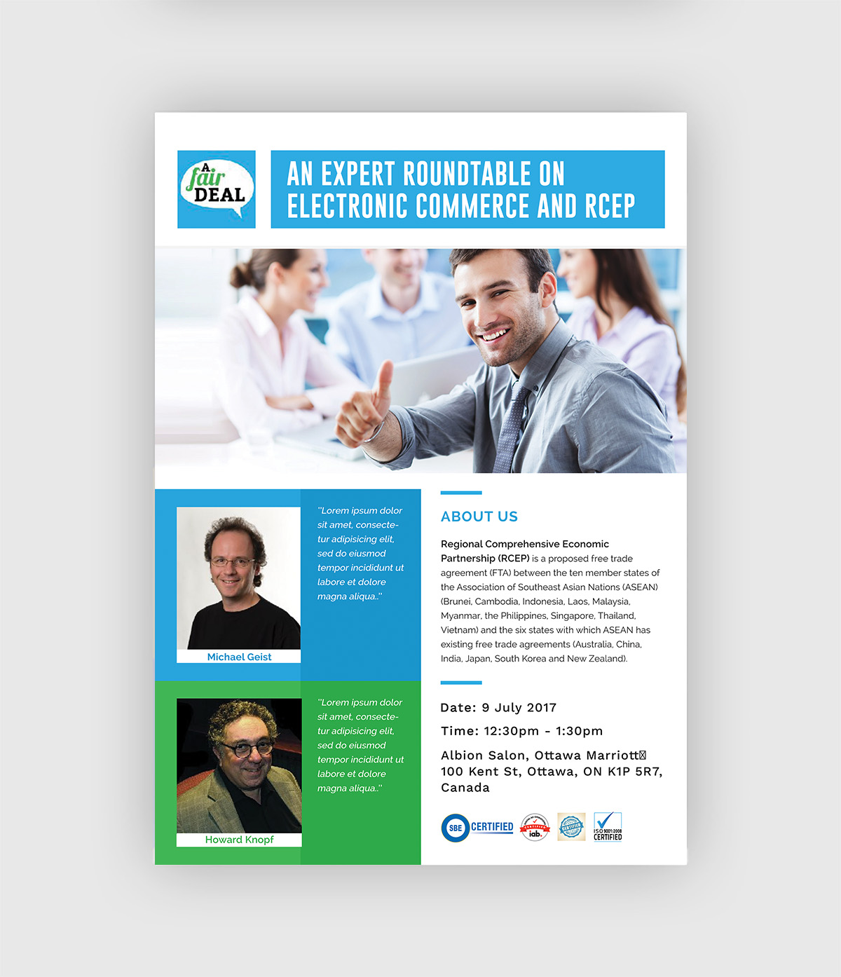 Flyer Design by Graphic Flame for Electronic Frontier Foundation | Design #14938909