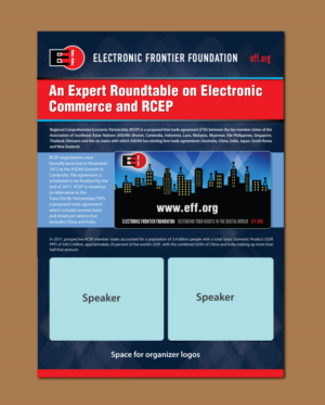 Diseño de Flyer por meet007 para Electronic Frontier Foundation | Diseño: #14986790