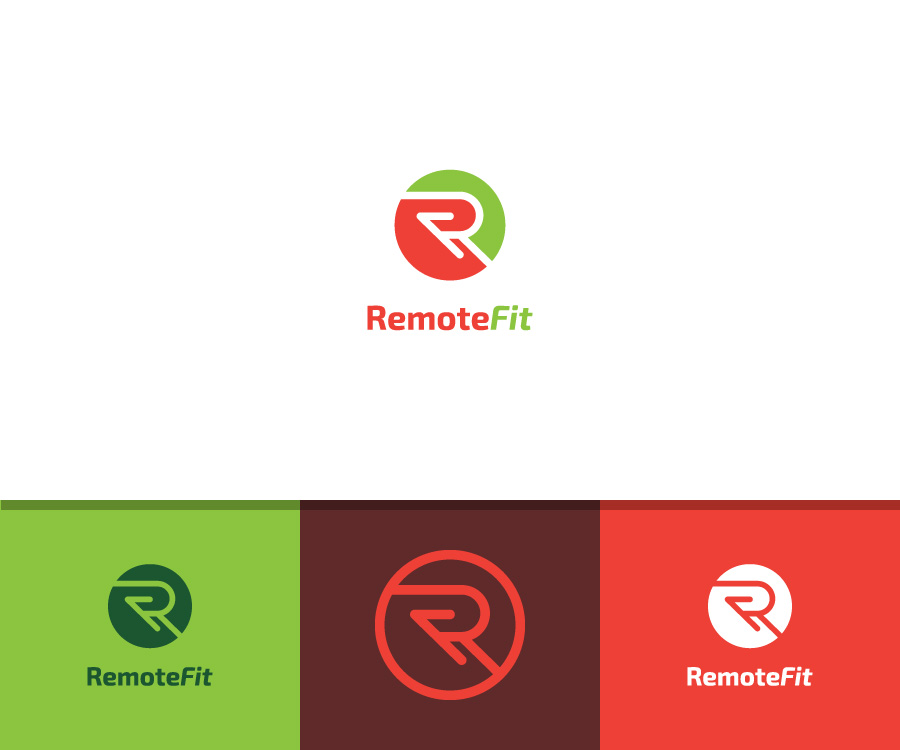 Logo Design by Greedin for RemoteFit | Design #14913676