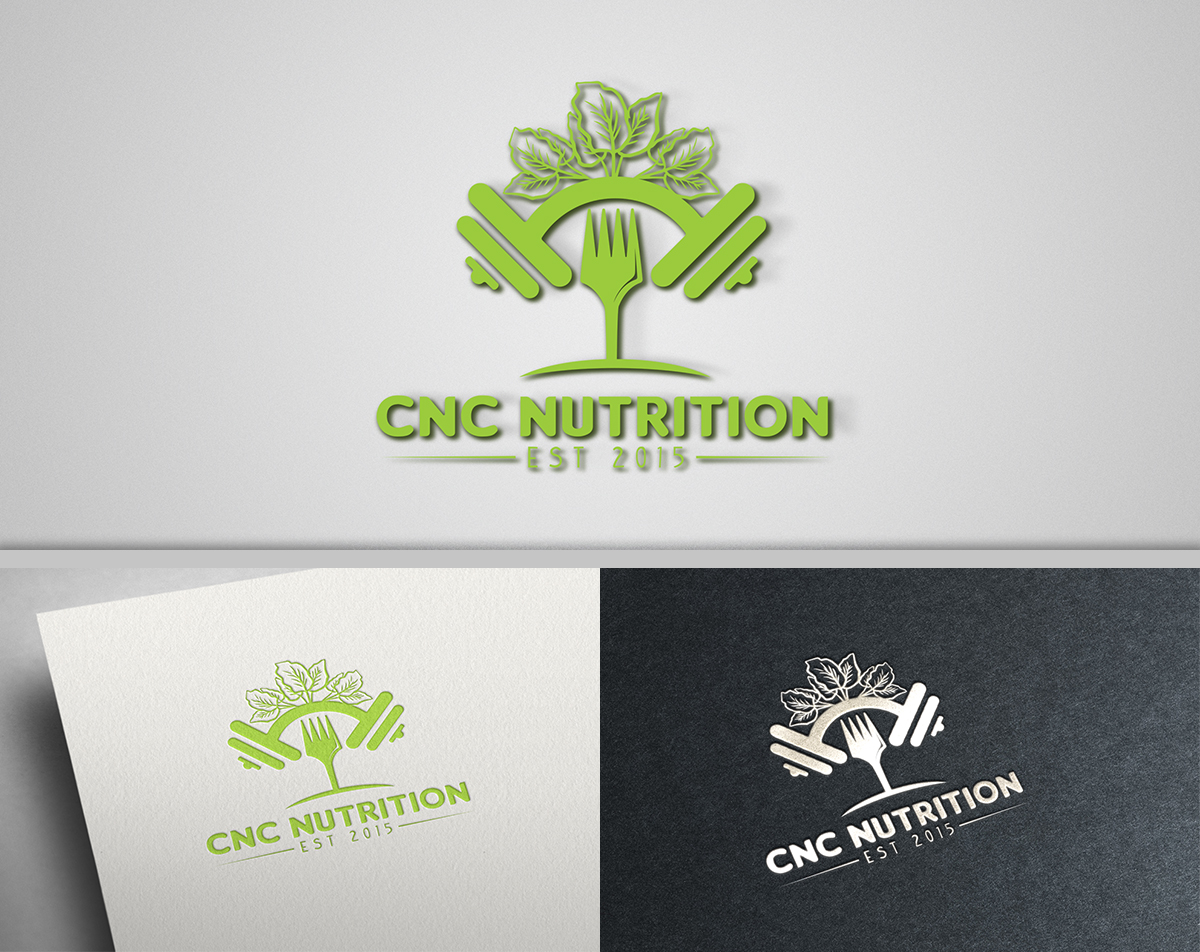 Modern, Conservative, Food Store Logo Design for CNC Nutrition est 2015 by AlisoyArt Studio