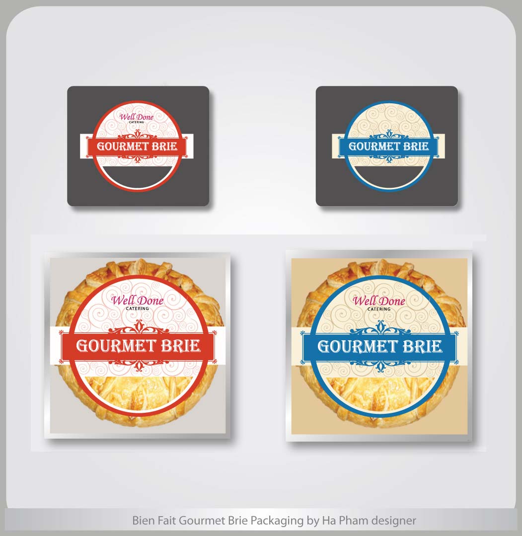 Packaging Design by Hana for Bien Fait, LLC and Well Done Catering, LLC | Design #641743