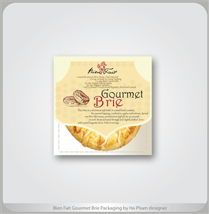 Bien Fait Gourmet Brie Packaging | Packaging Design by Hana