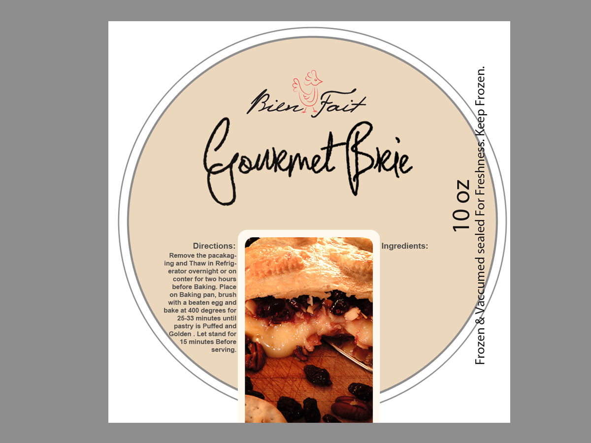 Packaging Design by Aashish for Bien Fait, LLC and Well Done Catering, LLC | Design #705143