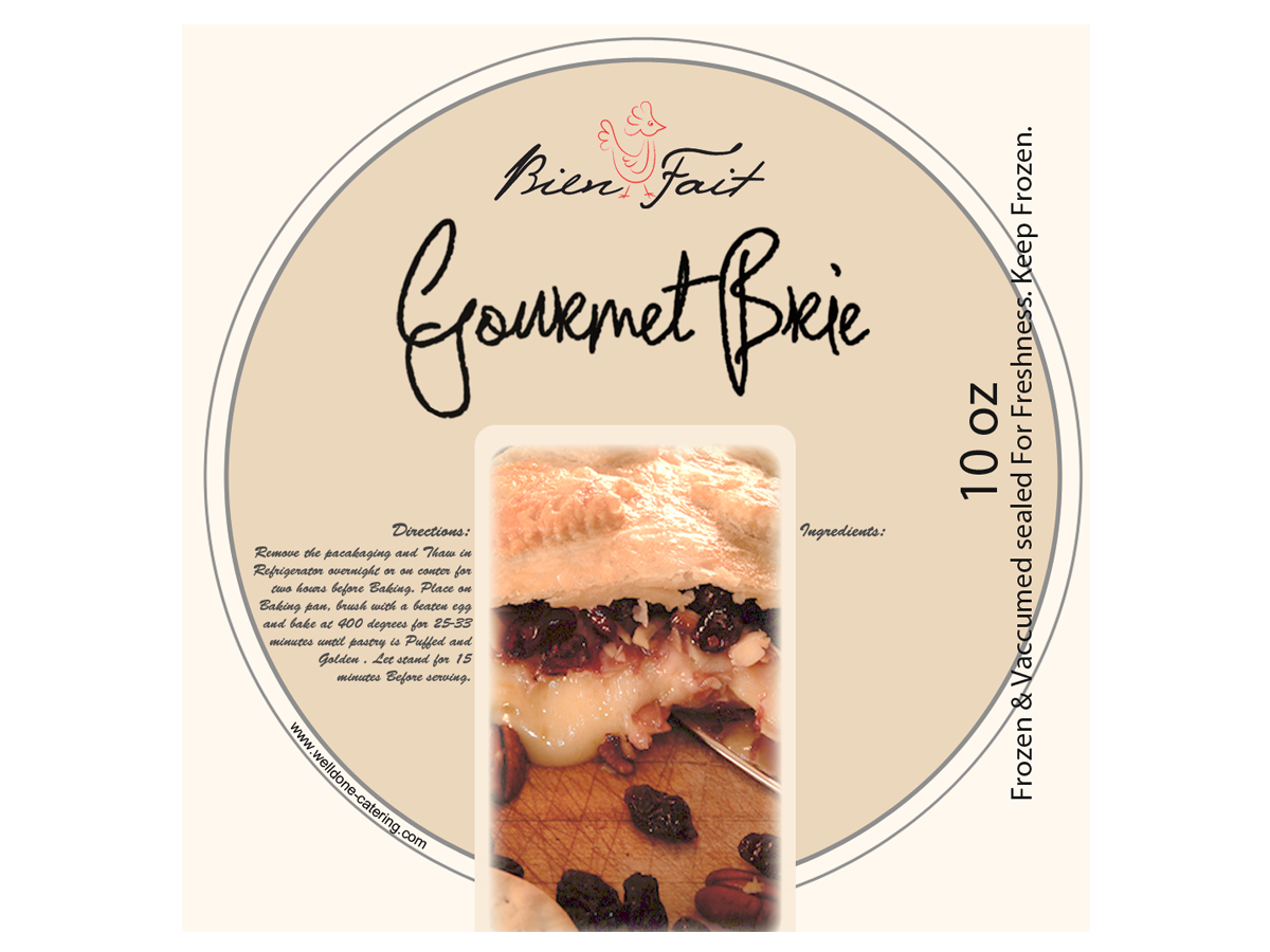 Packaging Design by Aashish for Bien Fait, LLC and Well Done Catering, LLC | Design #706896