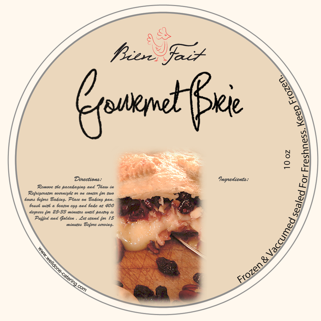 Verpackungs-Design von Aashish für Bien Fait, LLC and Well Done Catering, LLC | Design #810204