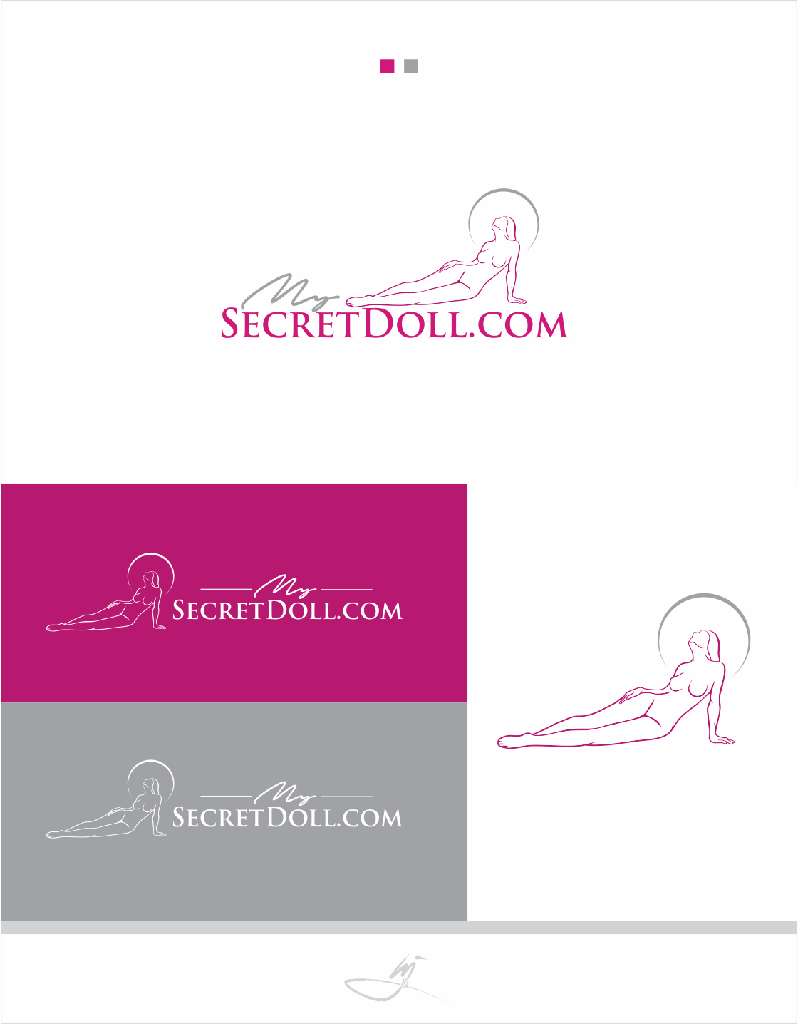 Logo Design by Mimi &amp; Max for MySecretDoll.com | Design #14953766