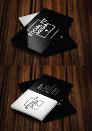 Business Card Design by alvinfadoil for Social Fit Media | Design: #14921620