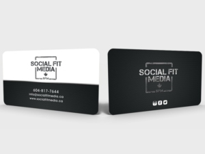 Business Card Design by Hardcore Design for Social Fit Media | Design: #14956057