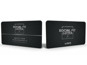Business Card Design by Hardcore Design for Social Fit Media | Design: #14956060