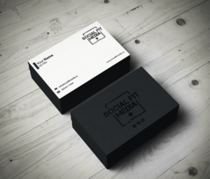 Business Card Design by Riz' for Social Fit Media | Design #14918771