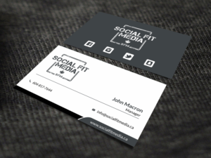 Business Card Design by SKYdesign for Social Fit Media | Design: #14941269