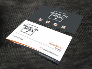 Business Card Design by SKYdesign for Social Fit Media | Design: #14945764