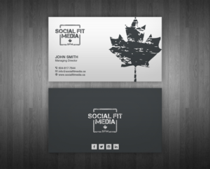 Business Card Design by WebixBD for Social Fit Media | Design: #14928362