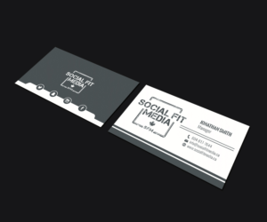 Business Card Design by JK18 for Social Fit Media | Design: #14909181