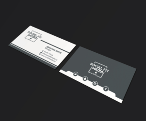 Business Card Design by JK18 for Social Fit Media | Design: #14917756