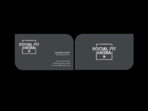 Business Card Design by Creations Box 2015 for Social Fit Media | Design: #14968012