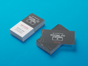 Business Card Design by HYPdesign for Social Fit Media | Design: #14953074