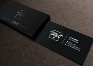 Business Card Design by Brand aid for Social Fit Media | Design #14944016