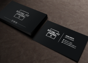 Business Card Design by Brand aid for Social Fit Media | Design: #14944017
