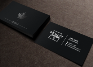Business Card Design by Brand aid for Social Fit Media | Design: #14944018