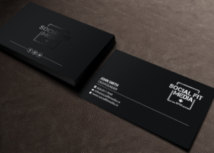 Business Card Design by Brand aid for Social Fit Media | Design: #14944020