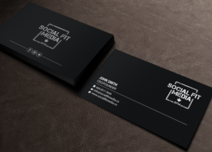 Business Card Design by Brand aid for Social Fit Media | Design: #14944044