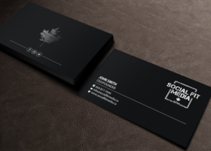 Business Card Design by Brand aid for Social Fit Media | Design: #14944047