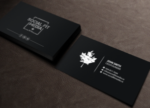 Business Card Design by Brand aid for Social Fit Media | Design: #14944048