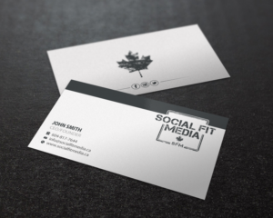 Business Card Design by Brand aid for Social Fit Media | Design: #14944053