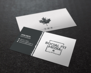Business Card Design by Brand aid for Social Fit Media | Design: #14944055
