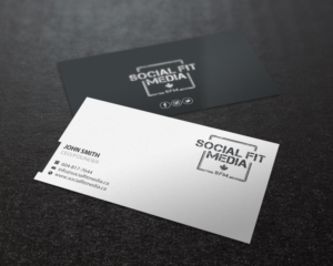 Business Card Design by Brand aid for Social Fit Media | Design: #14944056
