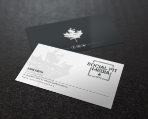 Business Card Design by Brand aid for Social Fit Media | Design: #14944099