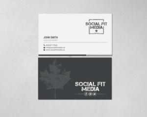 Business Card Design by chandrayaan.creative for Social Fit Media | Design: #14921786