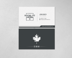 Business Card Design by chandrayaan.creative for Social Fit Media | Design: #14921803