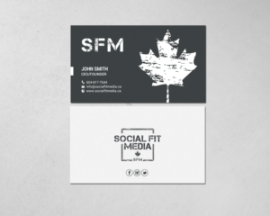Business Card Design by chandrayaan.creative for Social Fit Media | Design: #14921825