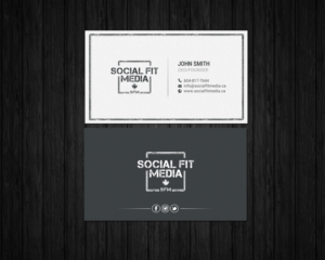 Business Card Design by chandrayaan.creative for Social Fit Media | Design: #14921828