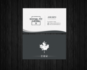 Business Card Design by chandrayaan.creative for Social Fit Media | Design: #14921837