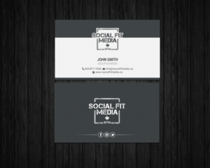 Business Card Design by chandrayaan.creative for Social Fit Media | Design: #14921857