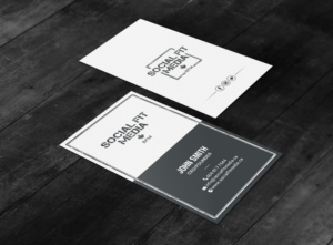 Business Card Design by chandrayaan.creative for Social Fit Media | Design: #14921862