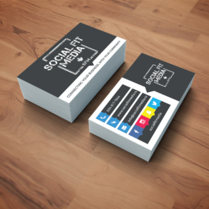 Business Card Design by Designer Hamza for Social Fit Media | Design: #14954524