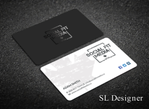 Business Card Design by SL Designer for Social Fit Media | Design: #14911248