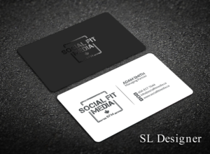 Business Card Design by SL Designer for Social Fit Media | Design: #14911249